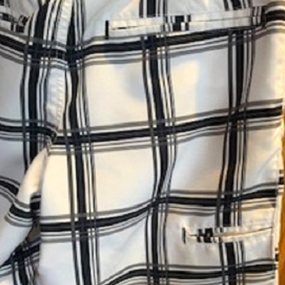 NEW Boys Tony Hawk Black/White Plaid Swim Mesh Lined Shorts 5 Pockets Sz: 12 - Picture 6 of 6
